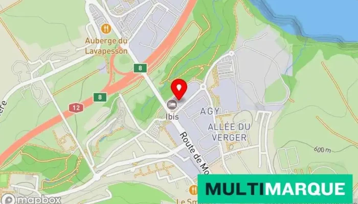 Ibis Budget Fribourg -  Karte - Granges-paccot