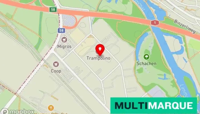 Karte von IM Service Autowerkstatt in Dietikon