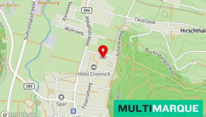 Karte von Indoortrack Rennstrecke in Schöftland