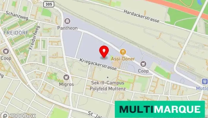 Iveco Schweiz Ag   Filiale Muttenz Karte - Muttenz