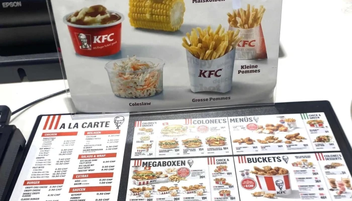 Kentucky Fried Chicken -  Webseite - Bubendorf