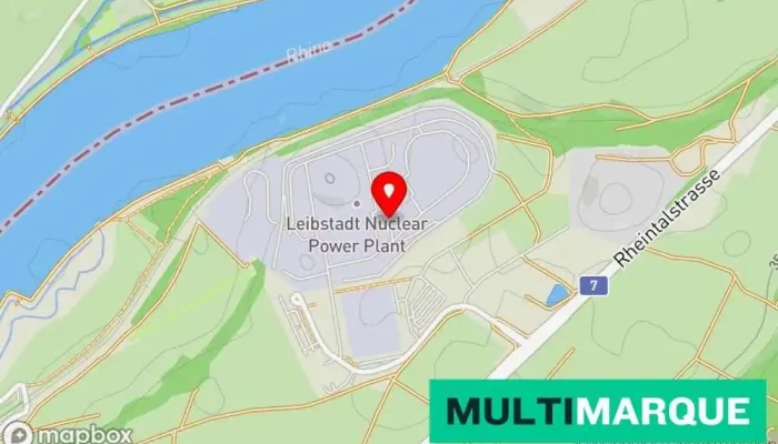 Karte von Kernkraftwerk Leibstadt AG Kernkraftwerk, E-Werk in Leibstadt