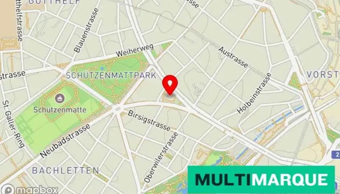 Kulturkirche Paulus -  Karte - Basel