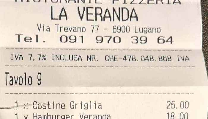 La Veranda -  Restaurant - Lugano