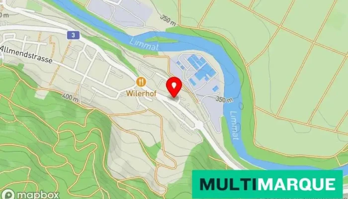 Karte von Lackschutzfabrik Car detailing Center Dienst für professionelle Autopflege in Turgi