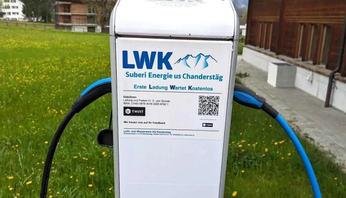 Ladestation für Elektrofahrzeuge - Kandersteg