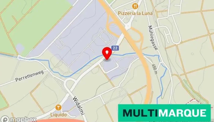 Landi Seeland Ag Laden Kerzers Mit Autowaschanlage Karte - Ried Bei Kerzers