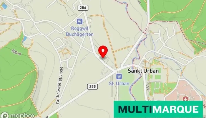 Karte von Lifestyle Cars GmbH Autohändler, Automarkt, Autowerkstatt, Transportdienst in Roggwil