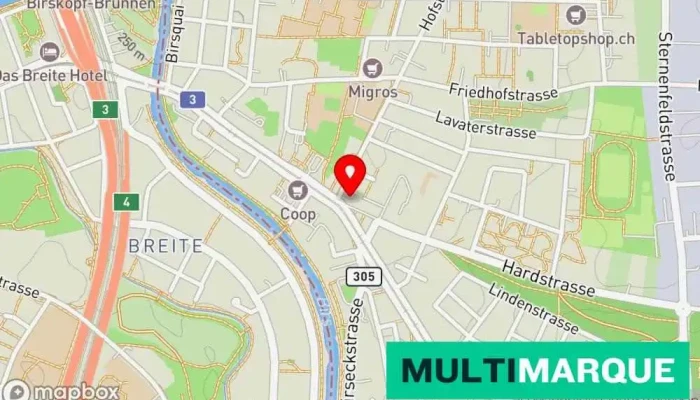 M G Autovermietungtransport Karte - Birsfelden
