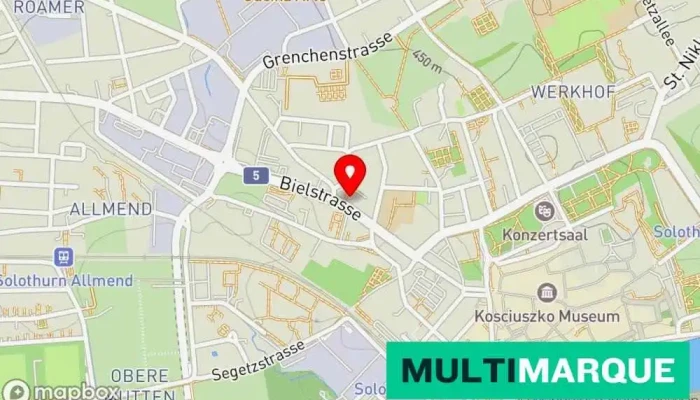 M -  Way E Bike Filiale Solothurn Karte - Solothurn