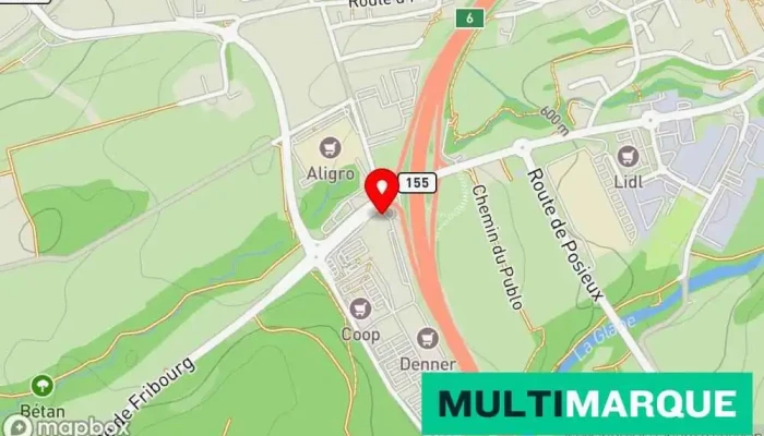 Karte von Matran Centre Einkaufszentrum in Matran