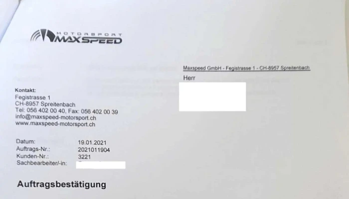 Maxspeed Gmbh Kommentare - Spreitenbach