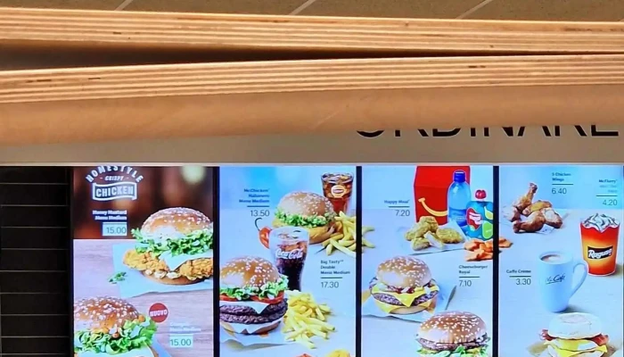 Mcdonalds Restaurant Speisekarte - Sant'antonino
