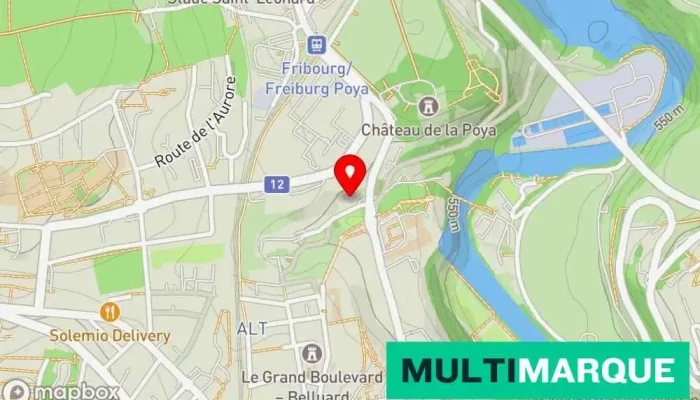 Mercure Fribourg Centre Remparts -  Karte - Fribourg
