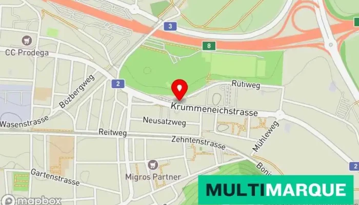 Migrol Service -  Karte - Pratteln