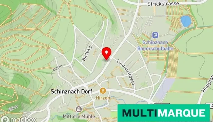 Karte von Migrol Tankstelle Tankstelle in Schinznach-Dorf