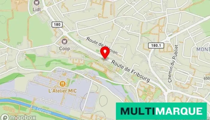 Mobility Carsharing -  Karte - Marly