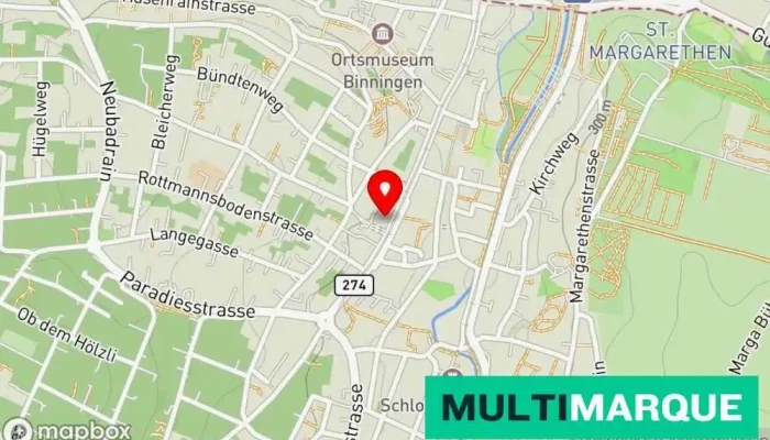 Mobility Carsharing -  Karte - Binningen