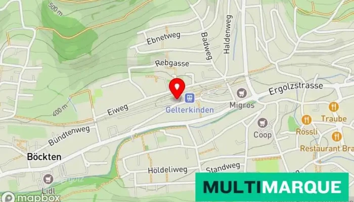 Mobility Carsharing -  Karte - Gelterkinden