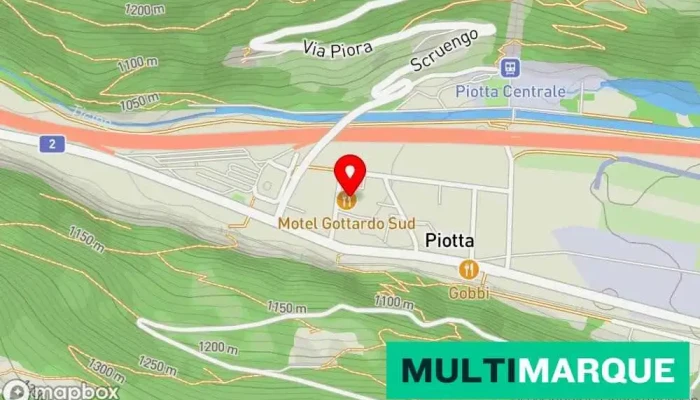Motel Gottardo Sud -  Karte - Quinto