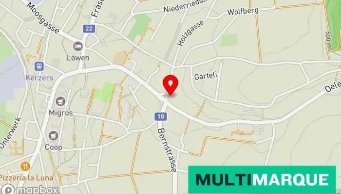 Moto Schweizer Kerzers -  Karte - Kerzers