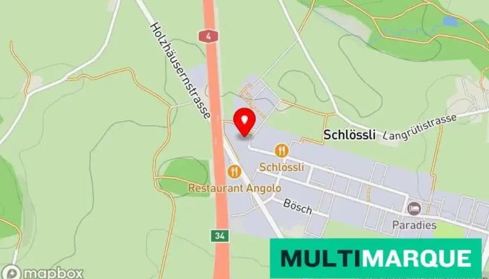 Karte von MotoMotto Motorradgeschäft in Hünenberg