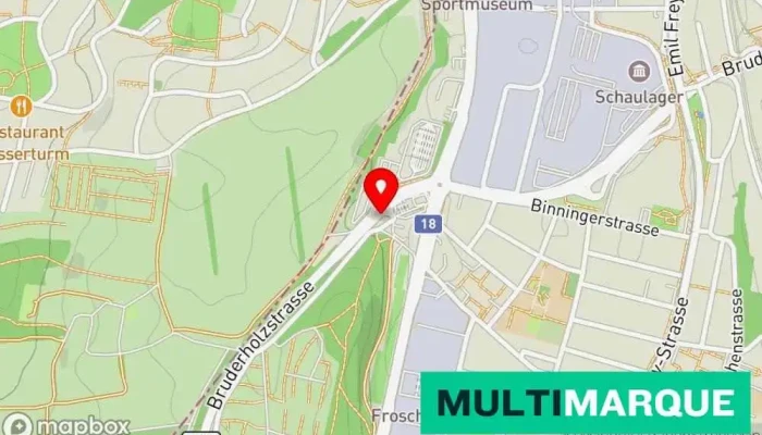 Motorfahrzeug -  Prufstation Karte - Münchenstein