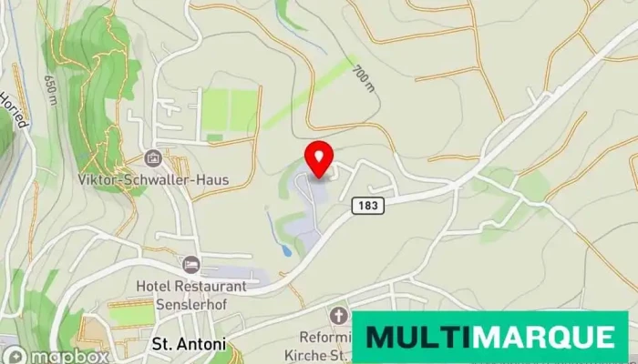 Nutzfahrzeug -  Garage Binz Ag Karte - St. Antoni