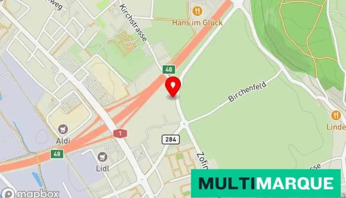 Karte von OREIBI Automobile Gebrauchtwagenhändler in Oftringen