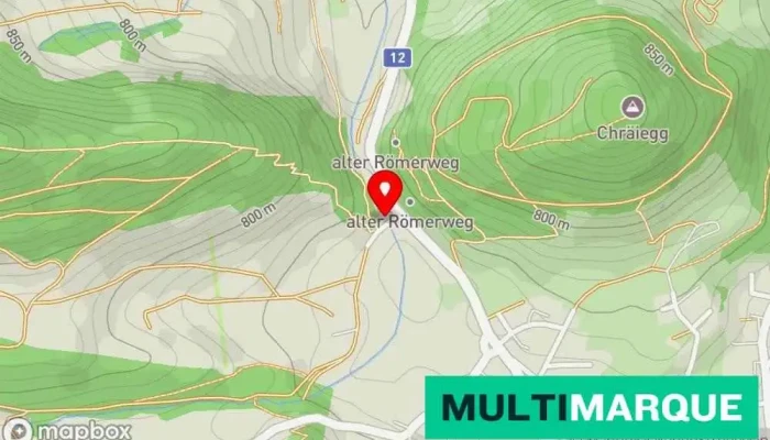 P Romerweg Karte - Langenbruck