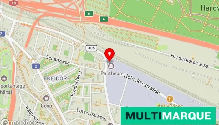 Pantheon Classic Garage Ag -  Karte - Muttenz