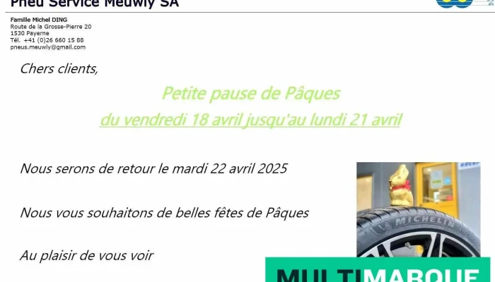 Pneu Service Meuwly Sa Neueste - Payerne