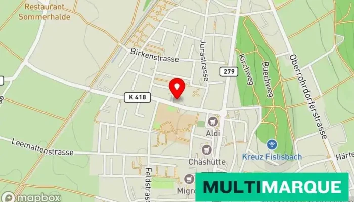 Karte von Premio Reifen + Autoservice Heimgartner Garage AG Reifengeschäft in Fislisbach