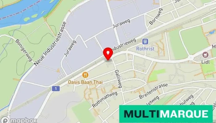 Karte von Premio Reifen + Autoservice Reifengeschäft in Rothrist