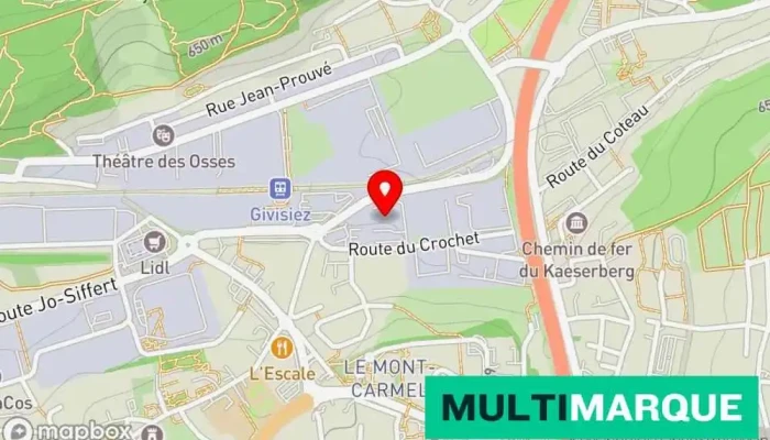 Pro Pneus -  Karte - Givisiez