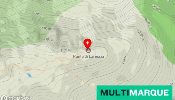 Punta Di Larescia -  Karte - Blenio