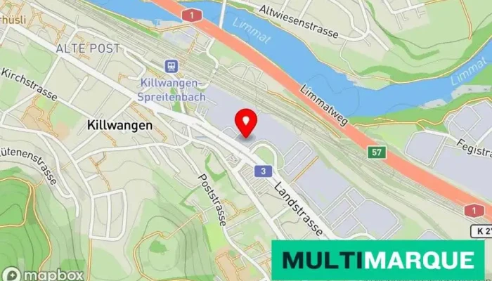 Karte von Rapid Technic AG Landmaschinenhändler, Werkzeuggeschäft in Killwangen