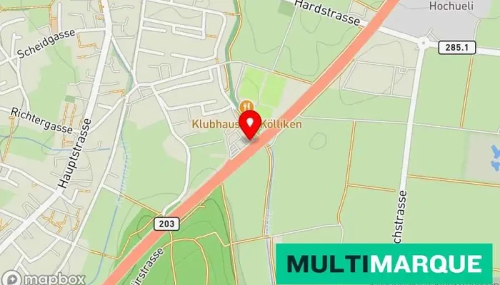 Karte von Raststätte Kölliken-Nord Lkw-Raststätte in Kölliken