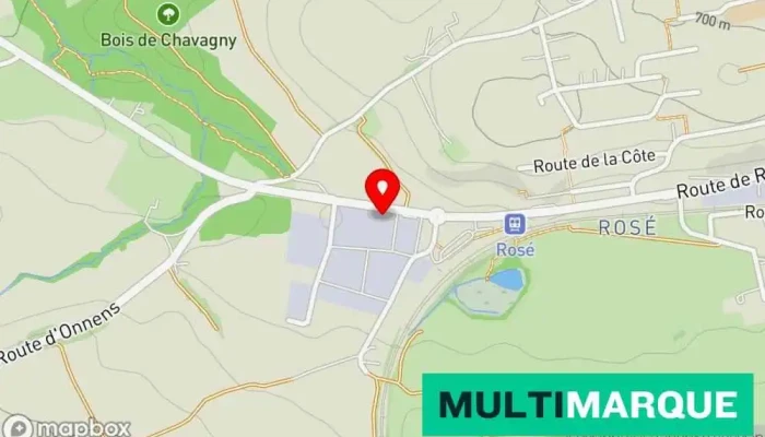 Karte von Raus SA Suzuki Suzuki-Händler, Autohändler in Avry