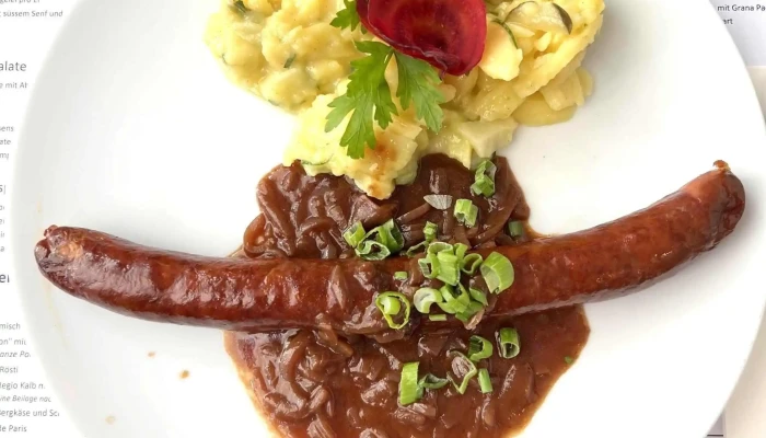 Restaurant Lowenzorn Bratwurst - Basel