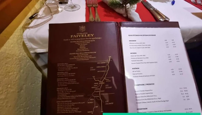 Restaurant Wacker -  Speisekarte - Reinach