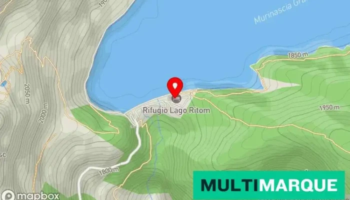 Rifugio Lago Ritom -  Karte - Piora