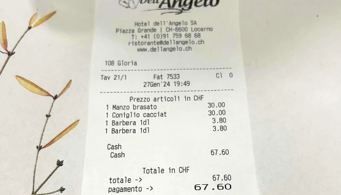 Ristorante Dellangelo Telefon - Locarno