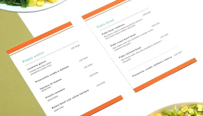 Ristorante La Taverna -  Speisekarte - Giubiasco
