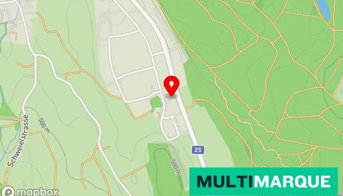 Karte von Robert Huber AG - Mercedes-Benz (Muri) Mercedes-Benz Händler, Autowerkstatt in Muri