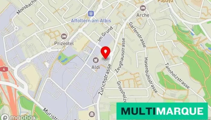 Karte von Ruckstuhl Garagen - Ernst Ruckstuhl AG Affoltern a.A. Autohändler, Klimaservice für Autos, Autoglaswerkstatt, Kfz-Ersatzteilgeschäft, Bremsenspezialist, Auto-Leasingservice, Autowerkstatt, Autowäsche, Tankstelle, Mechaniker in Affoltern am Albis