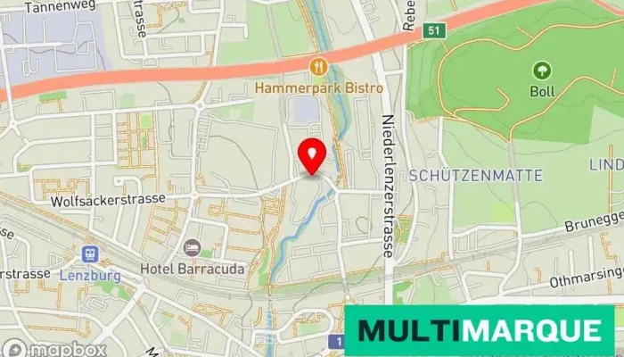 Karte von Säge-Garage Autowerkstatt in Lenzburg