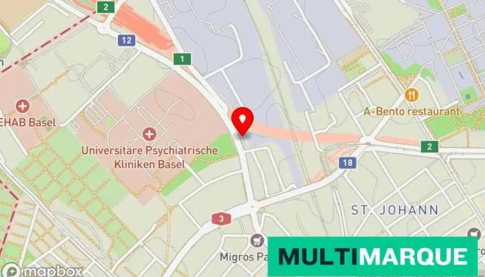 Shell Station Und Autowasch -  Zentrum Karte - Basel
