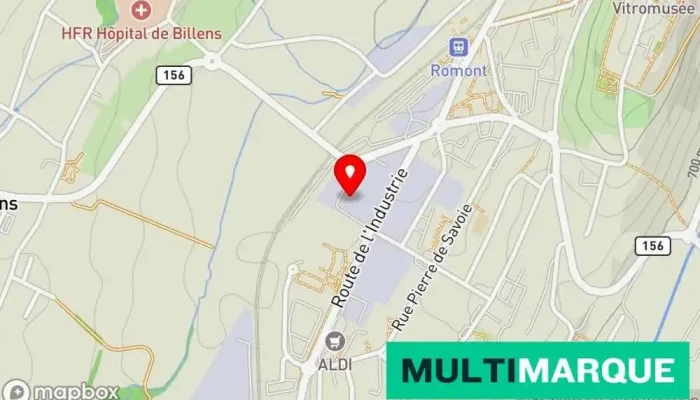 Sr Automobiles Romont Sarl Karte - Romont