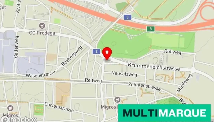 Swiss Hotel Restaurant Zur Krummen Eich -  Karte - Pratteln